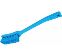 Щётка с длинной ручкой NV средняя жесткость, 410 мм, синяя NV-02611-3B