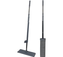 Швабра из микрофибры EUROHOUSE 120см, насадка 39х10см 16669