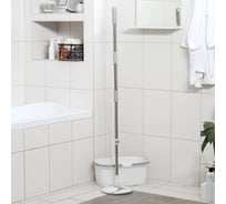 Набор для уборки Raccoon швабра с плоской насадкой из микрофибры, ведро с отжимом 4933895