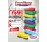 Губки для посуды BOOMHOUSE 8х5,3х2,6см М-размер КОМПЛЕКТ 10шт поролон/абразив, MIX COLOUR 702715 2