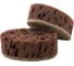 Губки для посуды LAIMA CHOCOLATE 9,5х6,5х3,2см овальные, комплект 6шт пеноэффект, пористые 702719 4
