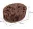 Губки для посуды LAIMA CHOCOLATE 9,5х6,5х3,2см овальные, комплект 6шт пеноэффект, пористые 702719 8