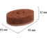 Губки для посуды LAIMA CHOCOLATE 9,5х6,5х3,2см овальные, комплект 10шт. пеноэффект, пористые 702722 3
