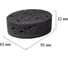 Губки для посуды LAIMA BLACK, 9,5х6,5х3,2см овальные, комплект 10 шт. пеноэффект, пористые 702748 4