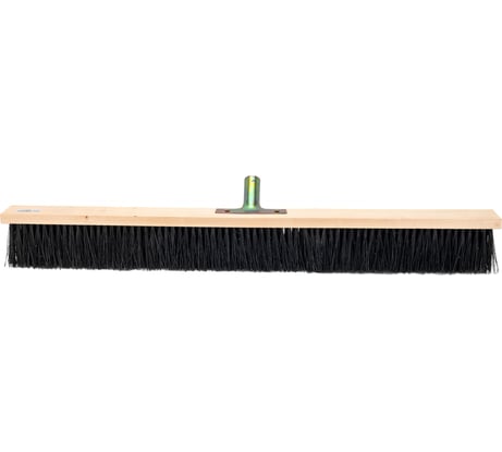 Щетка тротуарная деревянная РемоКолор 800х55мм, 5-ти рядная, металлическая тулейка, без черенка 60-2-116