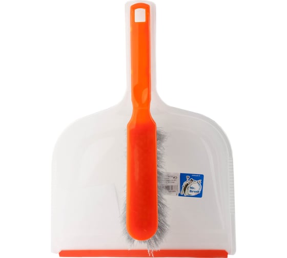 Сметка с совком MR Brush SPRING пластик, в ассортименте 3186