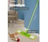 Швабра для пола PERFECTO LINEA Solid с насадкой из микрофибры зеленая 43-492023 ЦГ-0049426475 2