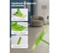 Швабра для пола PERFECTO LINEA Solid с насадкой из микрофибры зеленая 43-492023 ЦГ-0049426475 3