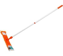 Швабра для пола PERFECTO LINEA с насадкой из шенилла, оранжевая 43-401014