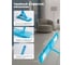 Швабра для пола PERFECTO LINEA Solid с насадкой из шенилла голубая 43-492032 ЦВ-0340089624 3