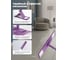 Швабра для пола PERFECTO LINEA с насадкой из микрофибры фиолетовая 43-392010 ЦБ-0077051556 3