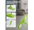 Швабра для пола PERFECTO LINEA Solid с насадкой из шенилла зеленая 43-492033 ЦВ-3599679552 3
