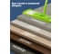 Швабра для пола PERFECTO LINEA Solid с насадкой из шенилла зеленая 43-492033 ЦВ-3599679552 4