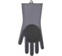 Силиконовые перчатки для мытья посуды Agness 35x15 см 923-113