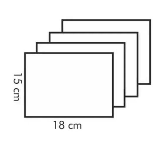 Губковые тряпки Tescoma CLEAN KIT 18x15 см, 4 шт 900657