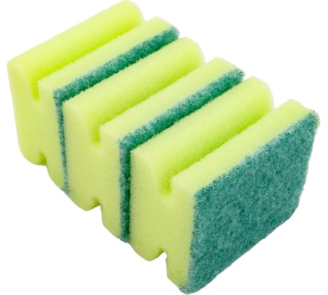Губка для посуды Золушка Трио профильная, 3 шт. 4323