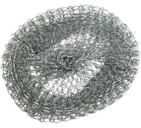 Мочалка для посуды Золушка металлическая, оцинкованная, плетеная, 1 шт. 10089