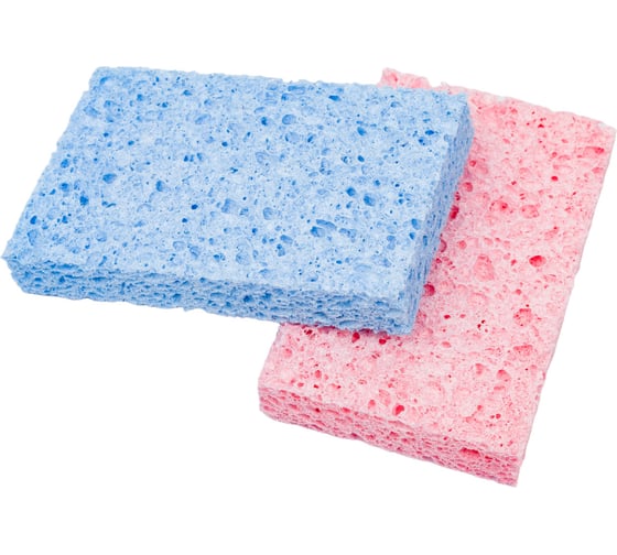 Губка для посуды Fun Clean XL целлюлоза, без фибры, 2 шт. 7774