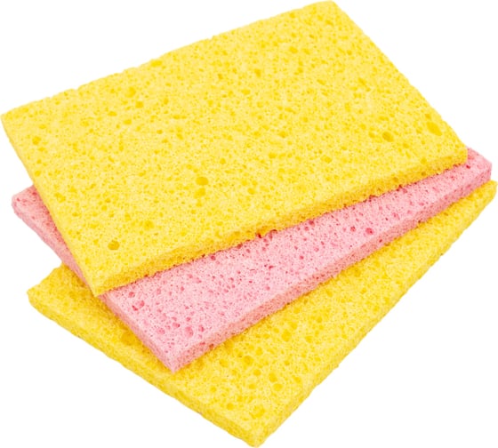 Губка-салфетка для мытья поверхностей Fun Clean целлюлоза, 3 шт. 7789