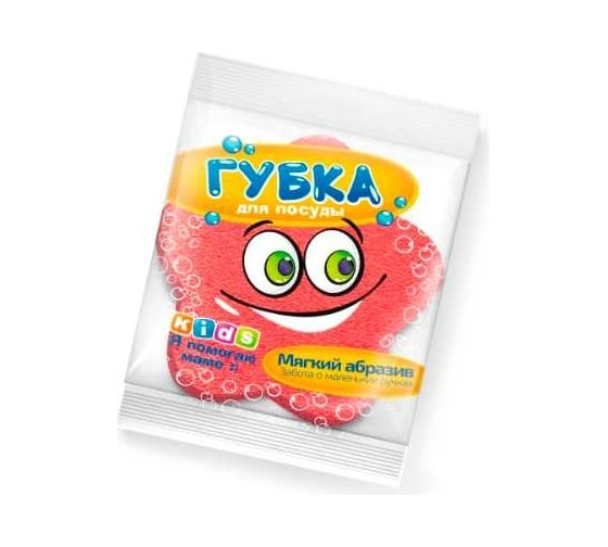 Губка для посуды из поролона GRIFON KIDS 1 шт 910-032