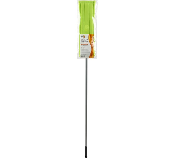 Швабра для пола с насадкой из микрофибры Рыжий кот Mop Clean 310474