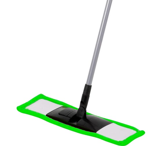 Швабра для пола с насадкой из микрофибры Рыжий кот Mop Clean 310474