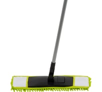 Швабра для пола с насадкой из микрофибры Рыжий кот Mop Clean, лапша 310475