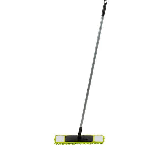 Швабра для пола с насадкой из микрофибры Рыжий кот Mop Clean, лапша 310475
