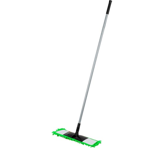 Швабра для пола с насадкой из микрофибры Рыжий кот Mop Clean, лапша 310475