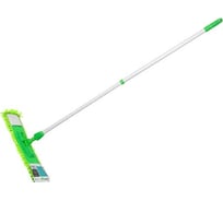 Швабра для пола PERFECTO LINEA с насадкой из шенилла, салатовая 43-401013