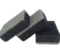 Крупнопористые губки EUROHOUSE Lux 95x70x30 мм, 3 шт 15519