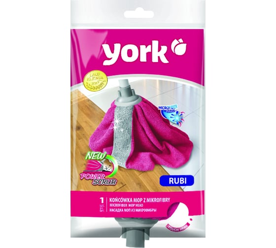 Насадка для уборки YORK Руби из микрофибры 077080