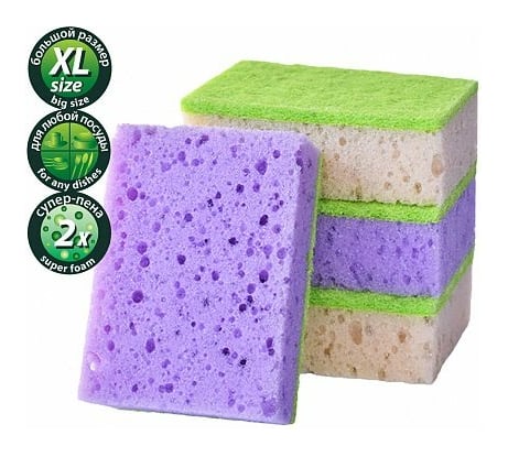 Губки для посуды MASTER FRESH упак 10 шт 218352