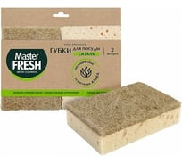Губки для посуды MASTER FRESH крупнопористые, упак 2 шт 218358