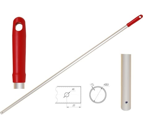 Рукоятка Метлана ПРО наконечник красный 30102