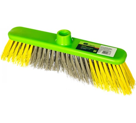 Пластмассовая щетка для подметания пола 280 мм СИБРТЕХ без черенка// 84616