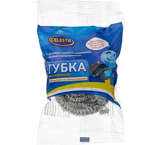 Металлическая губка Celesta 1 шт 21046