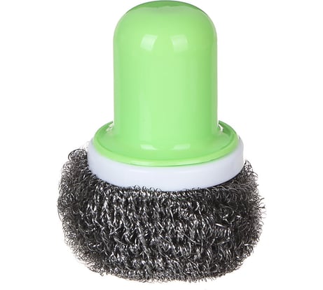 Металлическая губка VETTA со съемной пластиковой ручкой, 10x7 см 441-160