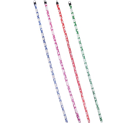 Деревянный черенок VETTA в ПВХ пленке с принтом, 120 см, d2.2 см, 4 цвета, еврорезьба 444-327