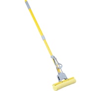 Швабра с насадкой ПВА VETTA телескопическая ручка 120 см, 1 ряд роликов 444-306