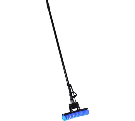 Швабра ПВА VETTA Эконом стальная ручка 110 см, один ряд роликов PO06 444-008