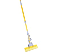 Швабра с насадкой ПВА VETTA телескопическая ручка 120 см, 2 ряда роликов 444-310