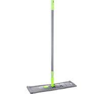 Швабра с плоским мопом из микрофибры VETTA "Классик" разборная, телескопическая 444-343