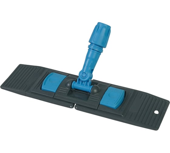 Держатель мопов Uctem-Plas 50x13 см, пластик, серый, синяя рукоятка NP192-B 1