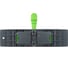 Держатель мопов Uctem-Plas 50x13 см, пластик, серый, зеленая рукоятка NP192-G 3
