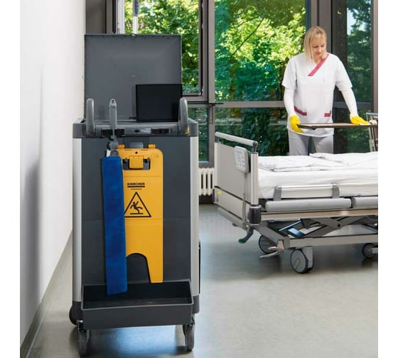 Комплект для уборки пыли Karcher держатель+моп 6.999-376.0