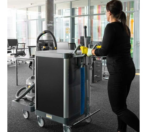 Комплект для уборки пыли Karcher держатель+моп 6.999-376.0