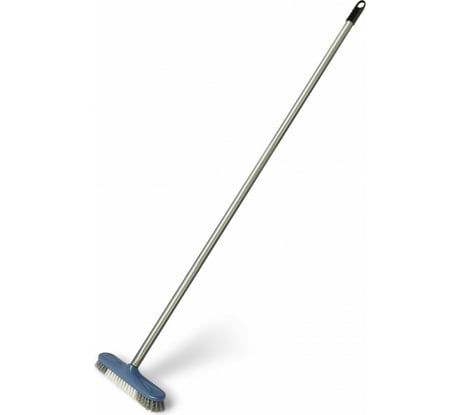 Щетка-скраббер для чистки пола Martika Фанго с черенком, синяя С89СИН