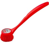Кухонная щетка для посуды PROFF PLASTIK красная, пластиковая ТК-2601505к