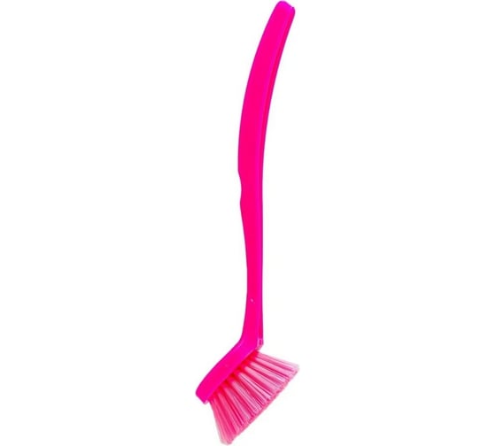 Кухонная щетка для посуды PROFF PLASTIK розовая, пластиковая ТК-2601505р